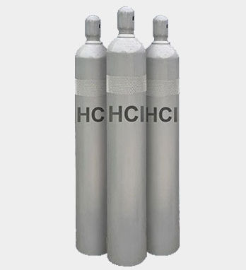 Storage of hydrogen chloride gas