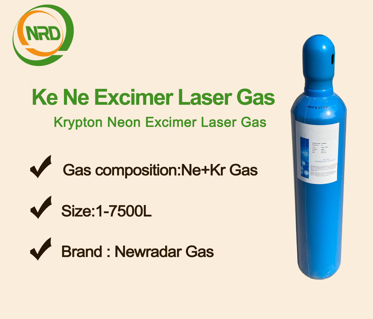 Commonly used medical laser gas type